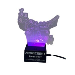 Minecraft Mine Chest Exclusive 2017 LED Ender Dragon Light Night Light
